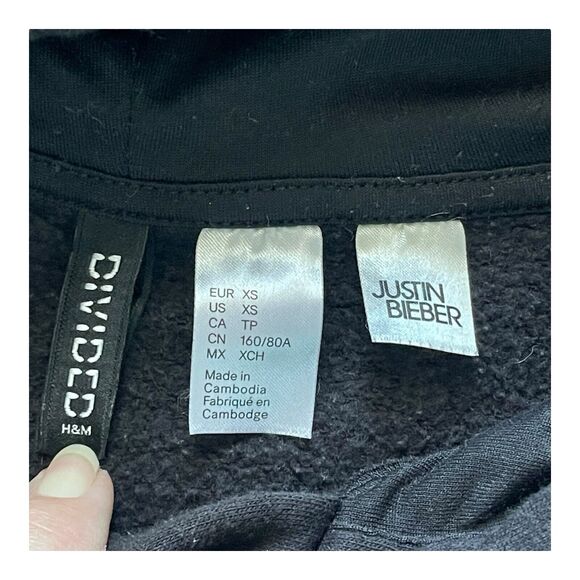 Justin Bieber Purpose Stadium Tour Cropped Hoodie – Women’s XS - Picture 5 of 9